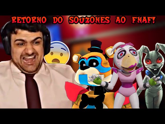 MELHORES MOMENTOS do SOUZONES no FNAF SECURITY BREACH 🐻👔 